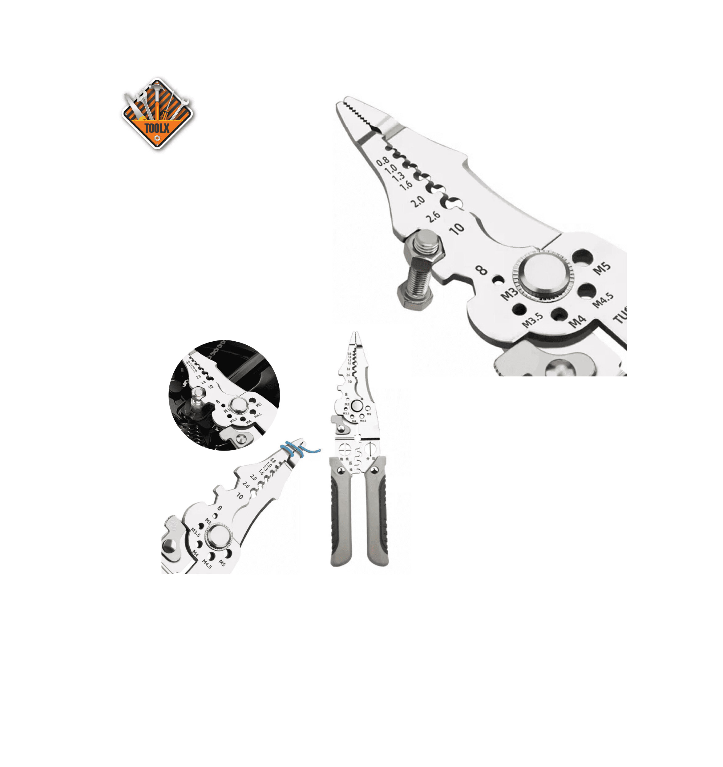 Pince A sertir Et dénudé Électricien Multifonctions