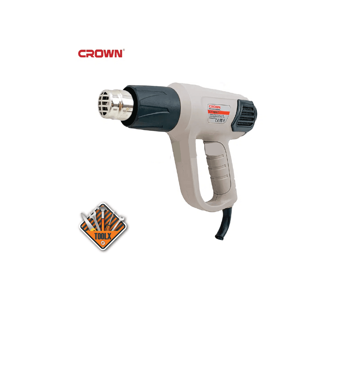 Décapeur thermique 2000W 8,6A CROWN CT19007