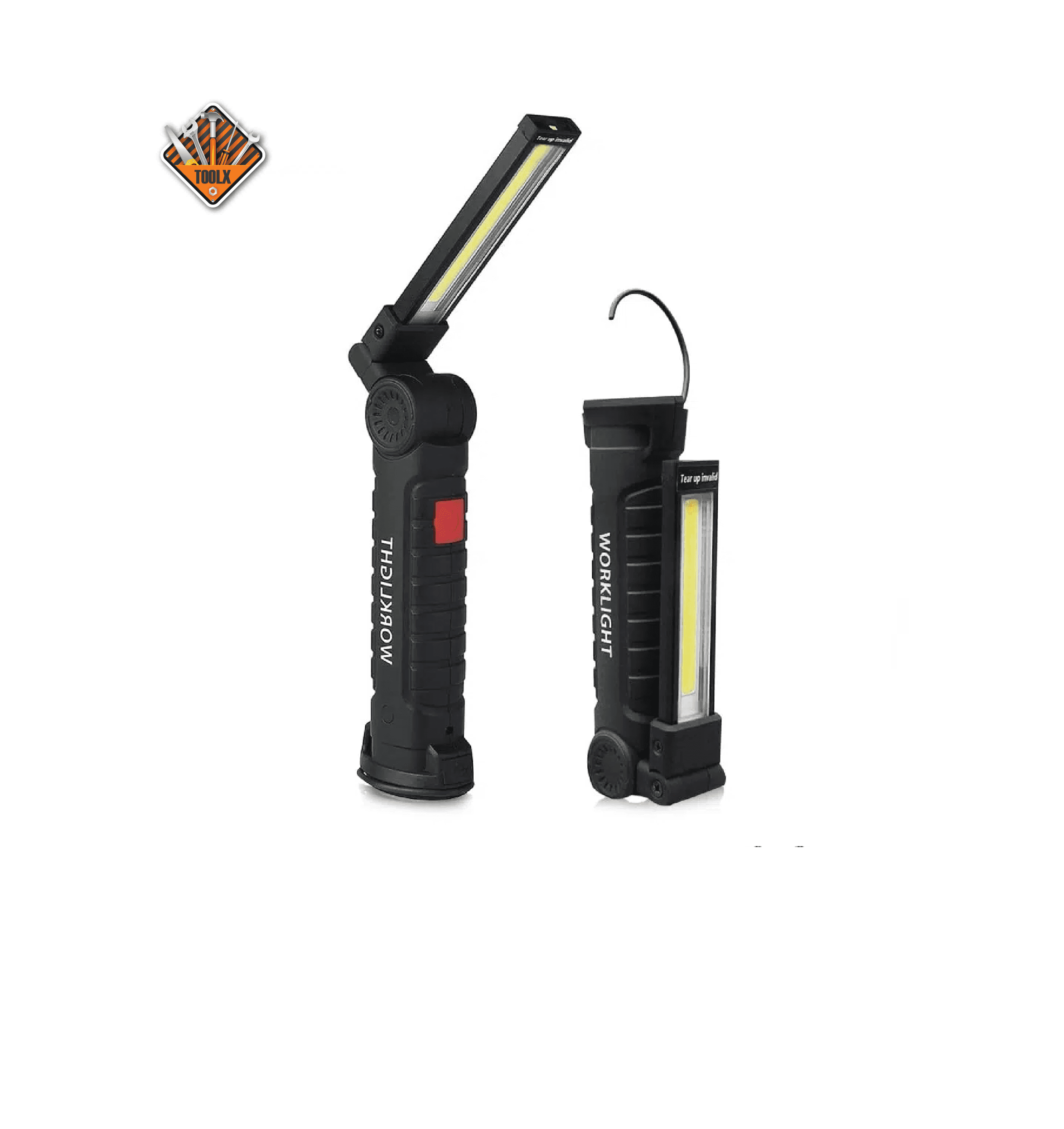 lampe de travail multifonction pour réparation automobile, avec aimant, pliable