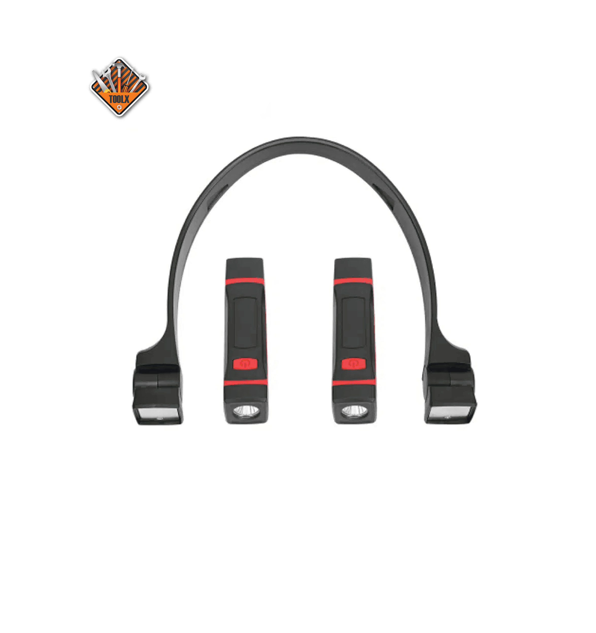 Lampe de cou détachable et rechargeable, lampe de travail LED avec base magnétique, éclairage mains libres, à porter autour du cou