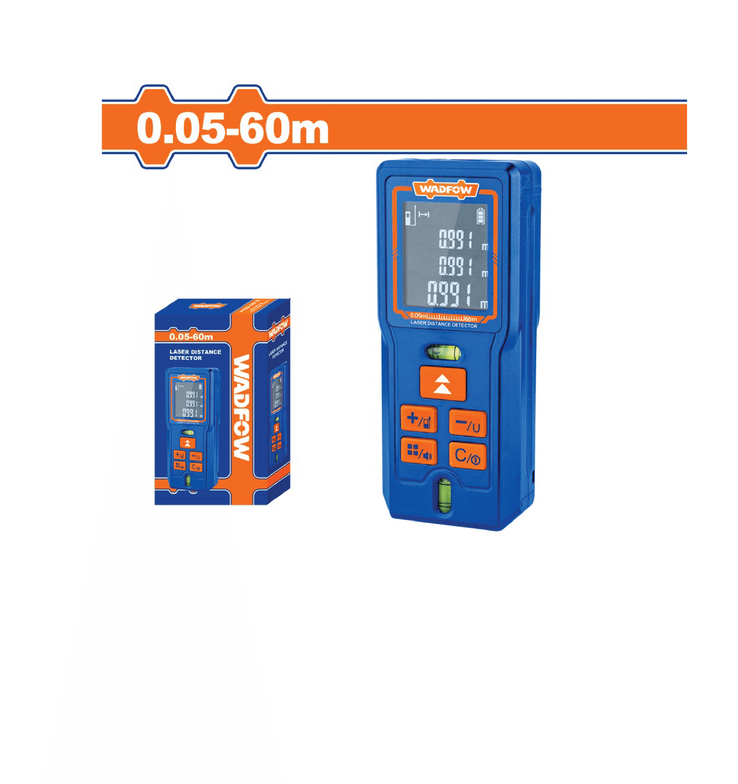 WADFOW Laser distance detector 60m (WDL1506)