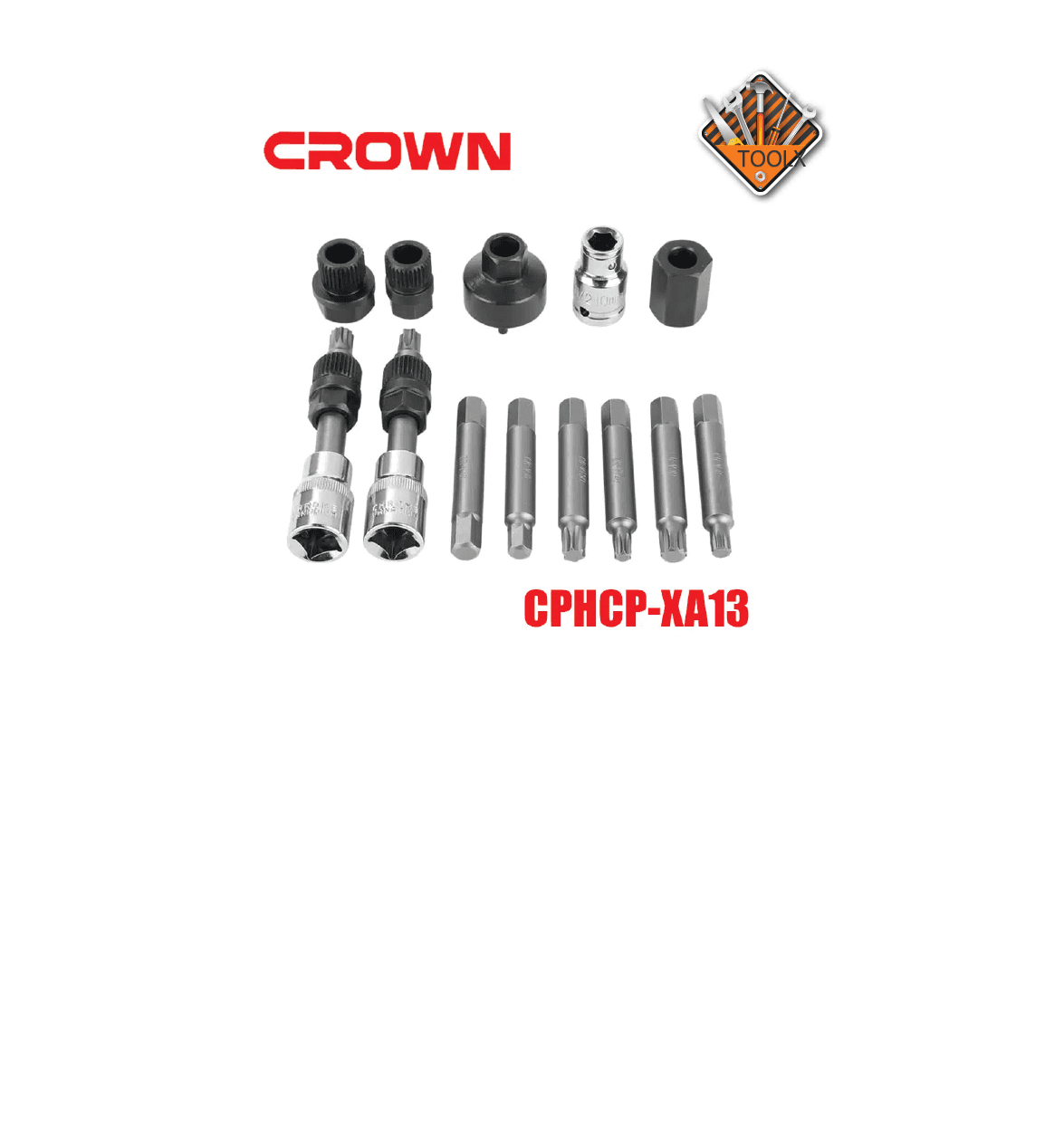 Jeux de Clé Débrayable Alternateur 13PCS CROWN CPHCP-XA13