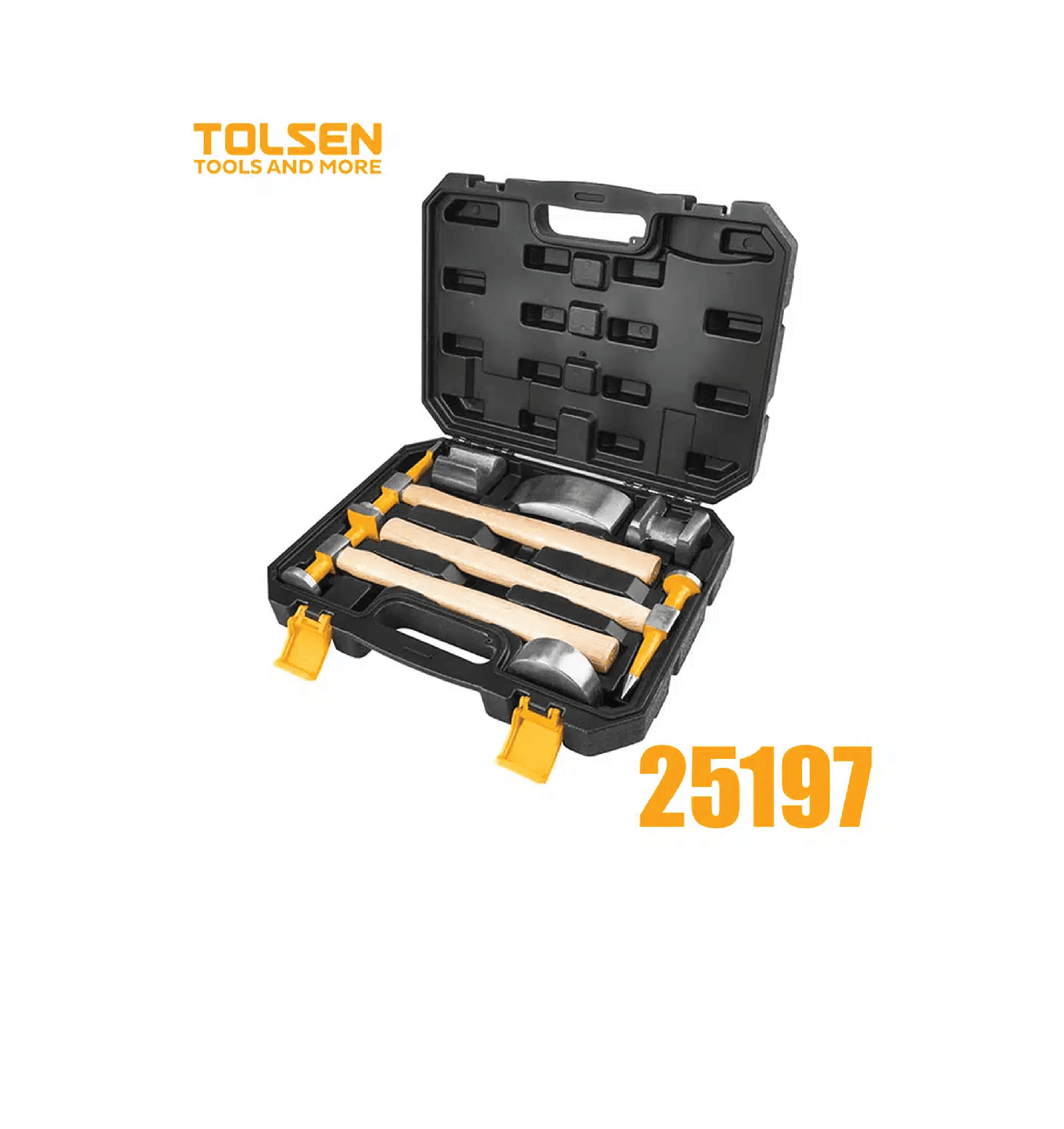 Caisse De Tôlier et carrosserie Industriel 7 Pièce TOLSEN 25197