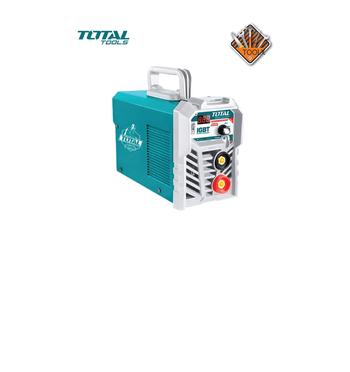 Poste a souder Inverter MMA IGBT 130A TOTAL TW213028