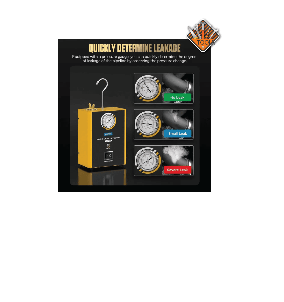 Détecteur de fuites par fumée Automobile SDT 60 AUTOOL