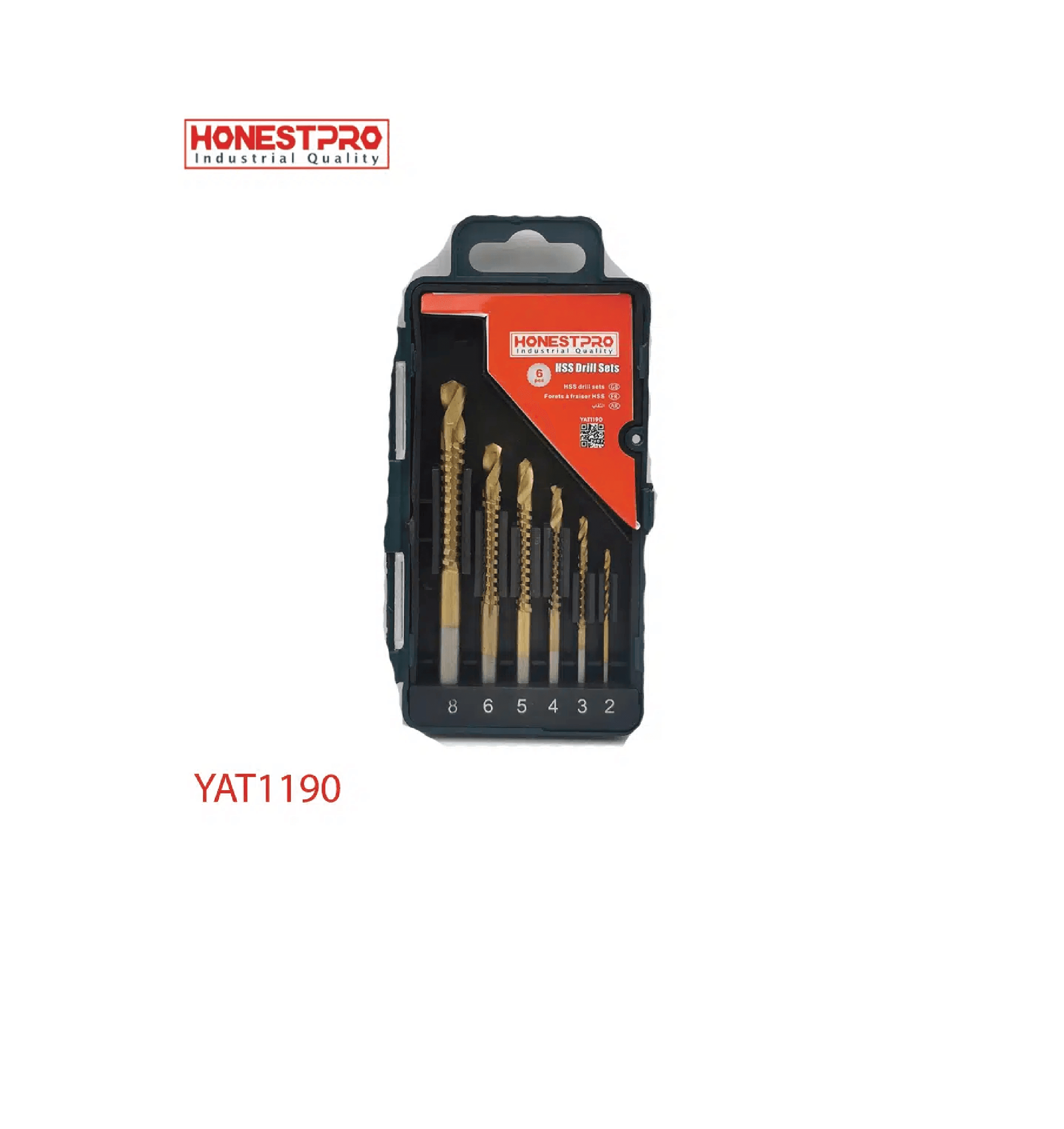 Jeux De Mèches Forêts En cobalt Multi usage 6Pcs HONESTPRO YAT1190